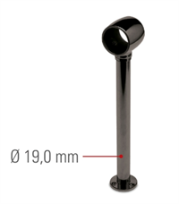 Antracit fodhviler Ø38,1 mm